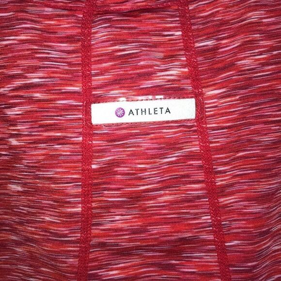 Athleta Watermelon V Neck Pop Space Dye Run Tank-S - Picture 7 of 8